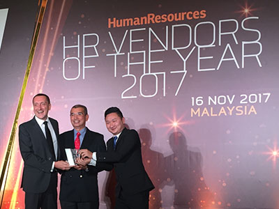 AGS Malaysia wins HR Vendors of the Year 2017 Silver Trophy