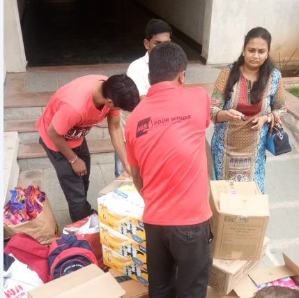 AGS Hyderabad donates to flood victims