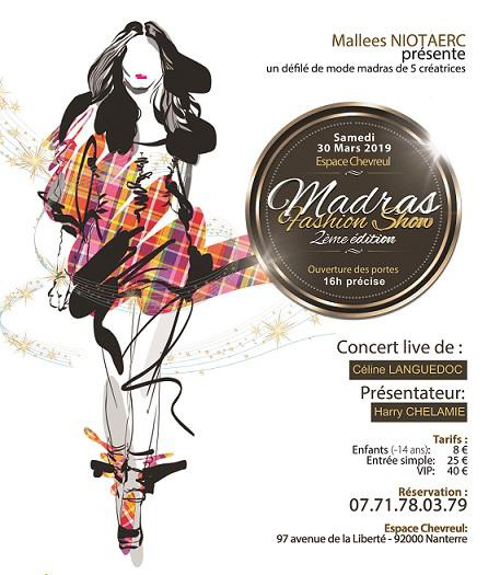 Affiche du Madras Fashion Show