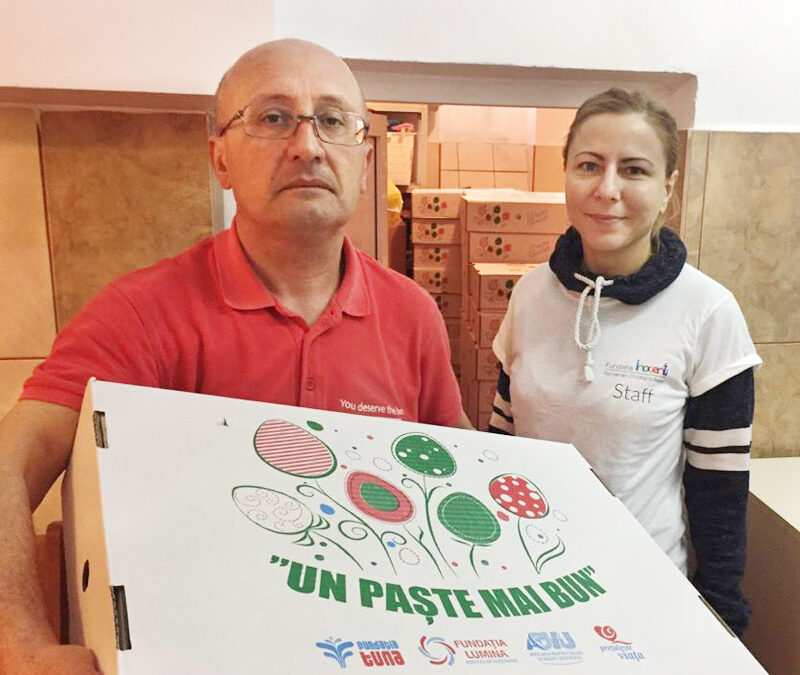 AGS Bucharest delivers food packages to schools