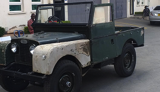 Unusual vintage car shipments in Kenya